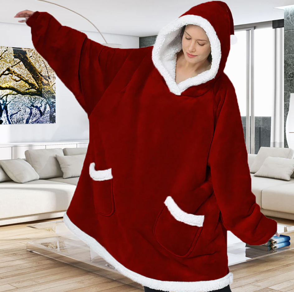 Gigantyczny kocowy sweter ultra wygodny do całkowitego relaksu