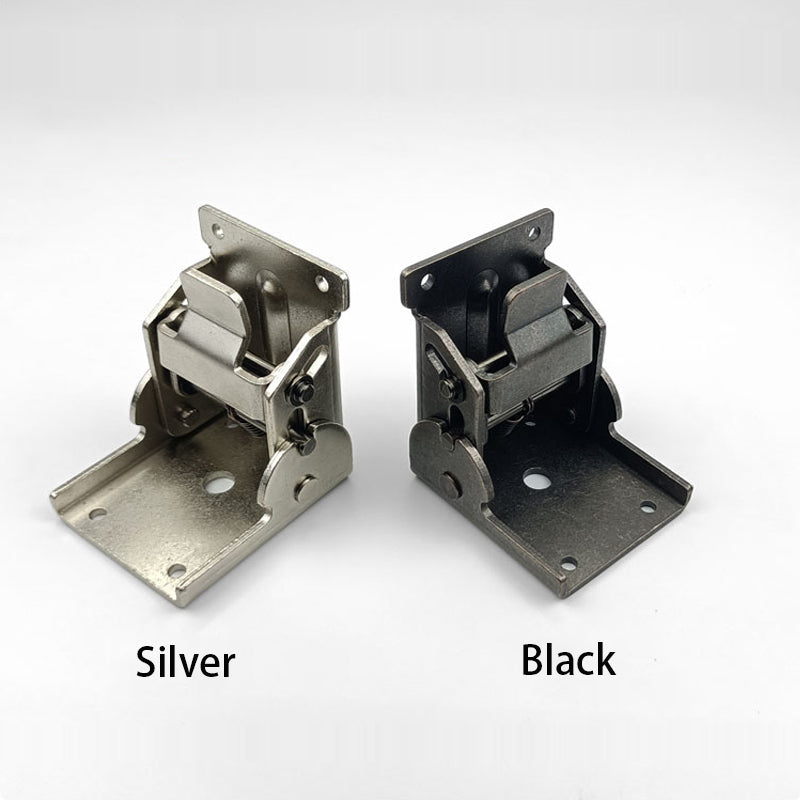 Møbelhængsler i stål, selvlåst og foldbar til 90 grader (x2)