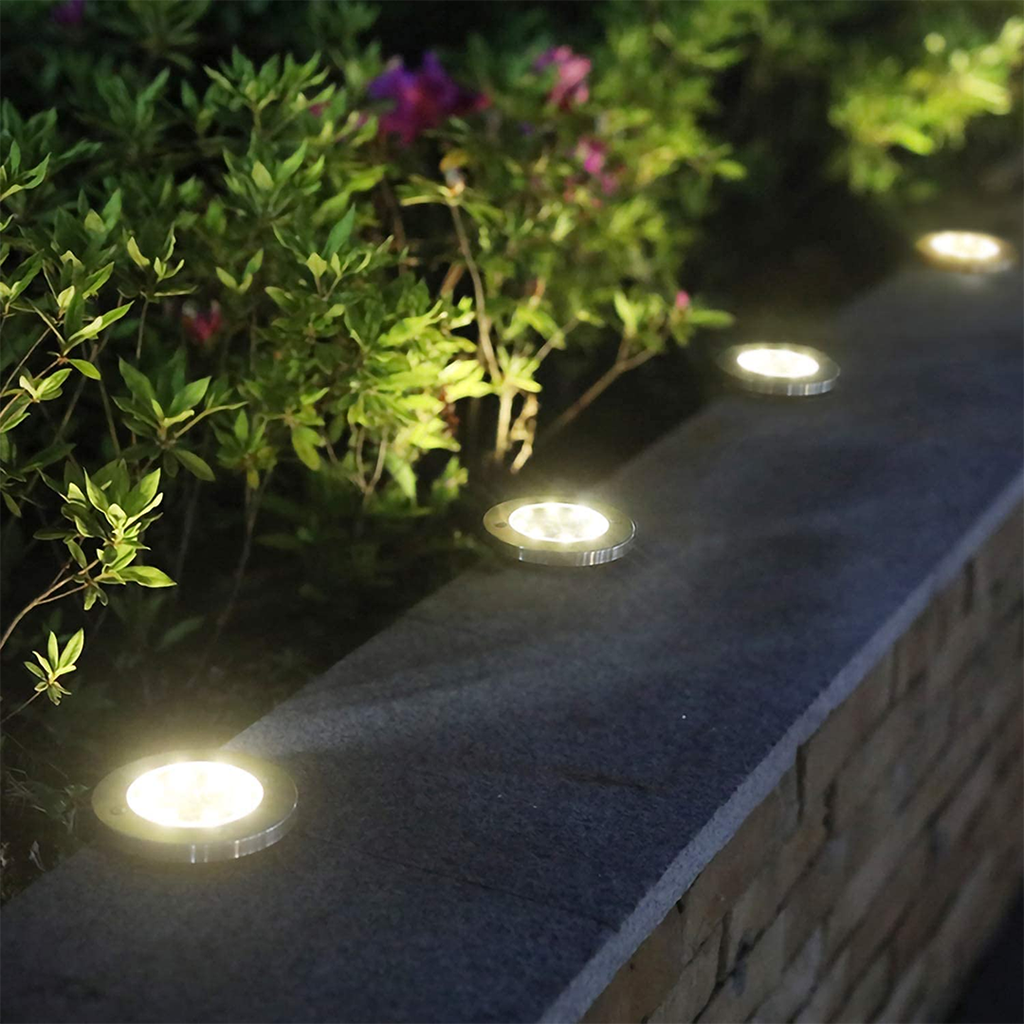 Lampe solaire décorative pour allées extérieures (x4)