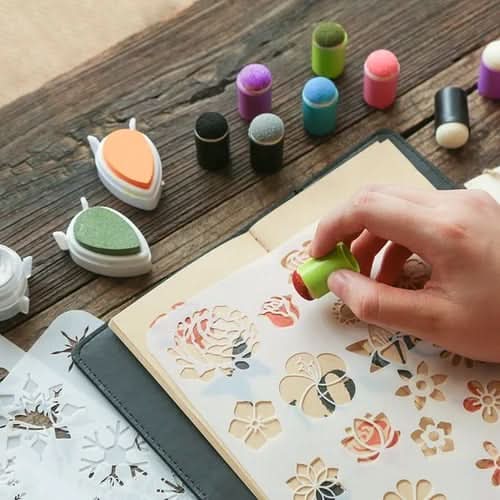 Kit de pintura de dedos – Creatividad infantil sin manchas 