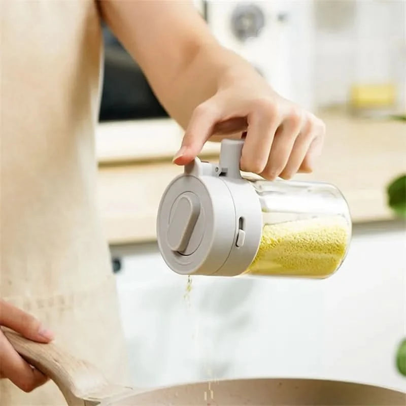 Smart dispenser for spices, sugar, or oil 