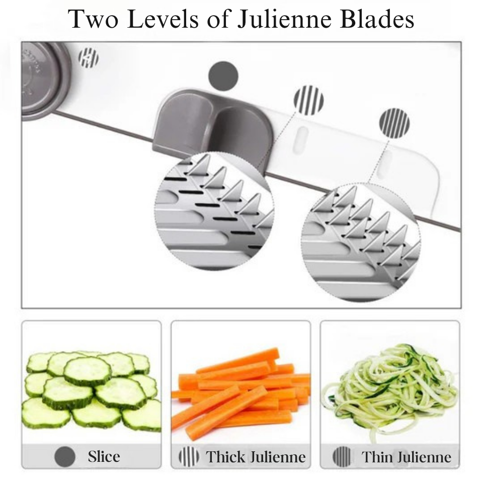 Adjustable mandoline for quick slicing 