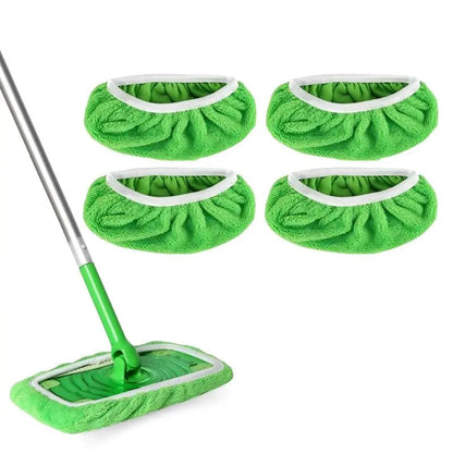 A clever and sustainable cleaning solution with these washable mop covers (x4) 