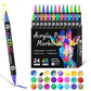 Acrylic paint pens for vibrant creations 