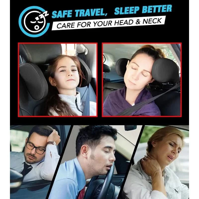 Auto hoofdsteun voor comfortabele dutjes en optimale ondersteuning 