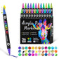 Acrylic paint pens for vibrant creations 