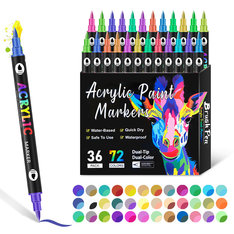 Acrylic paint pens for vibrant creations 