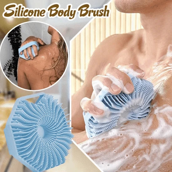 Hygienická peelingová kefa na telo pre žiarivú pleť 
