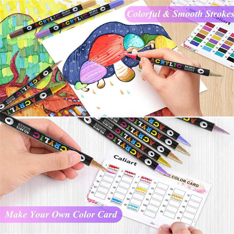 Acrylic paint pens for vibrant creations 