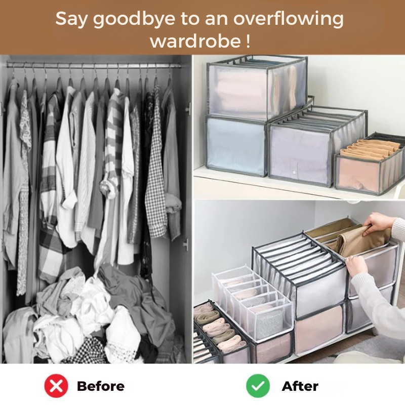 Storage box kit to organize your drawers (x3) 