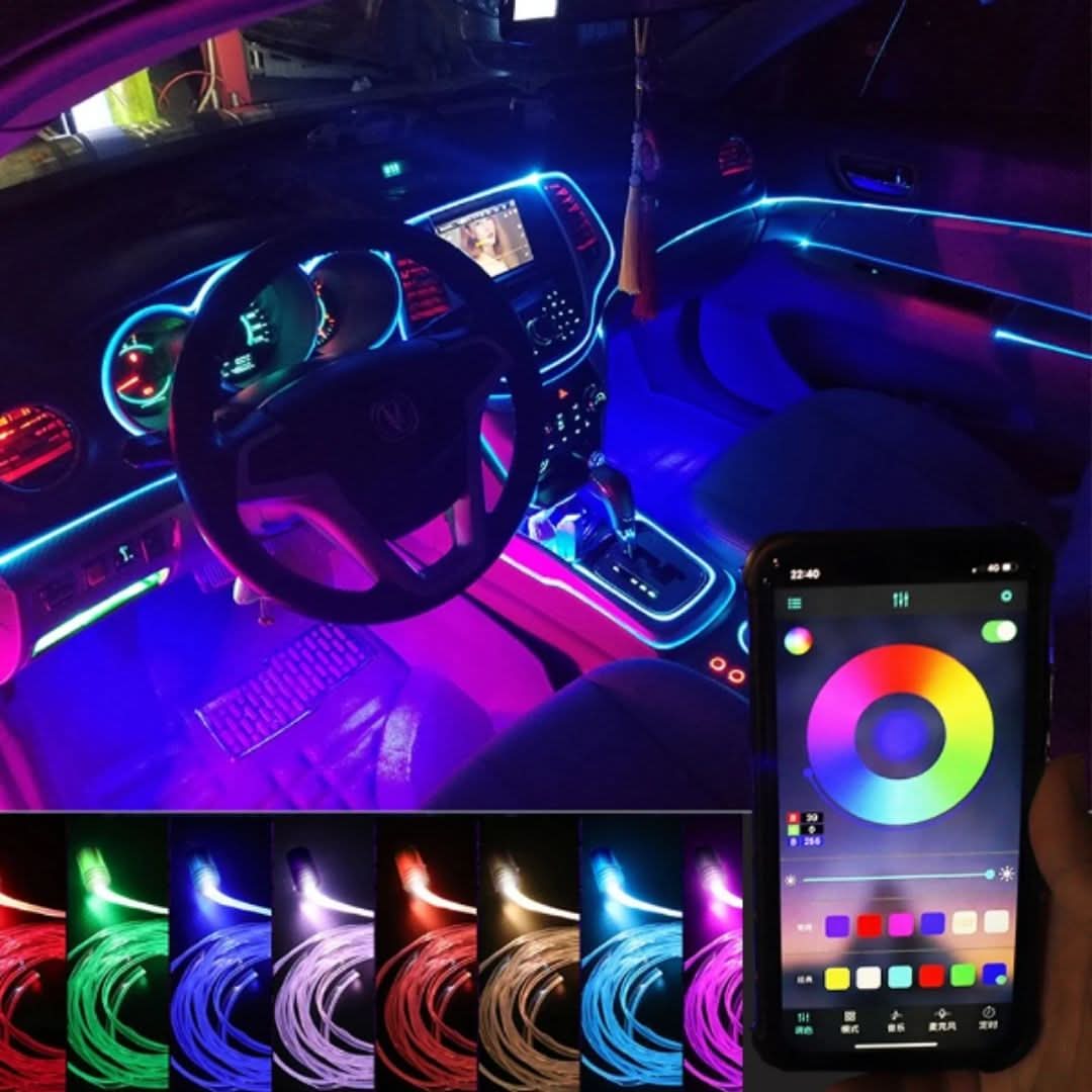 Éclairage LED pour un intérieur de voiture stylé