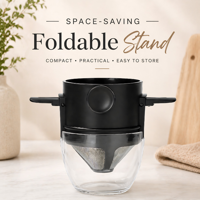 Filtre café pliable et portable – infusion sans papier