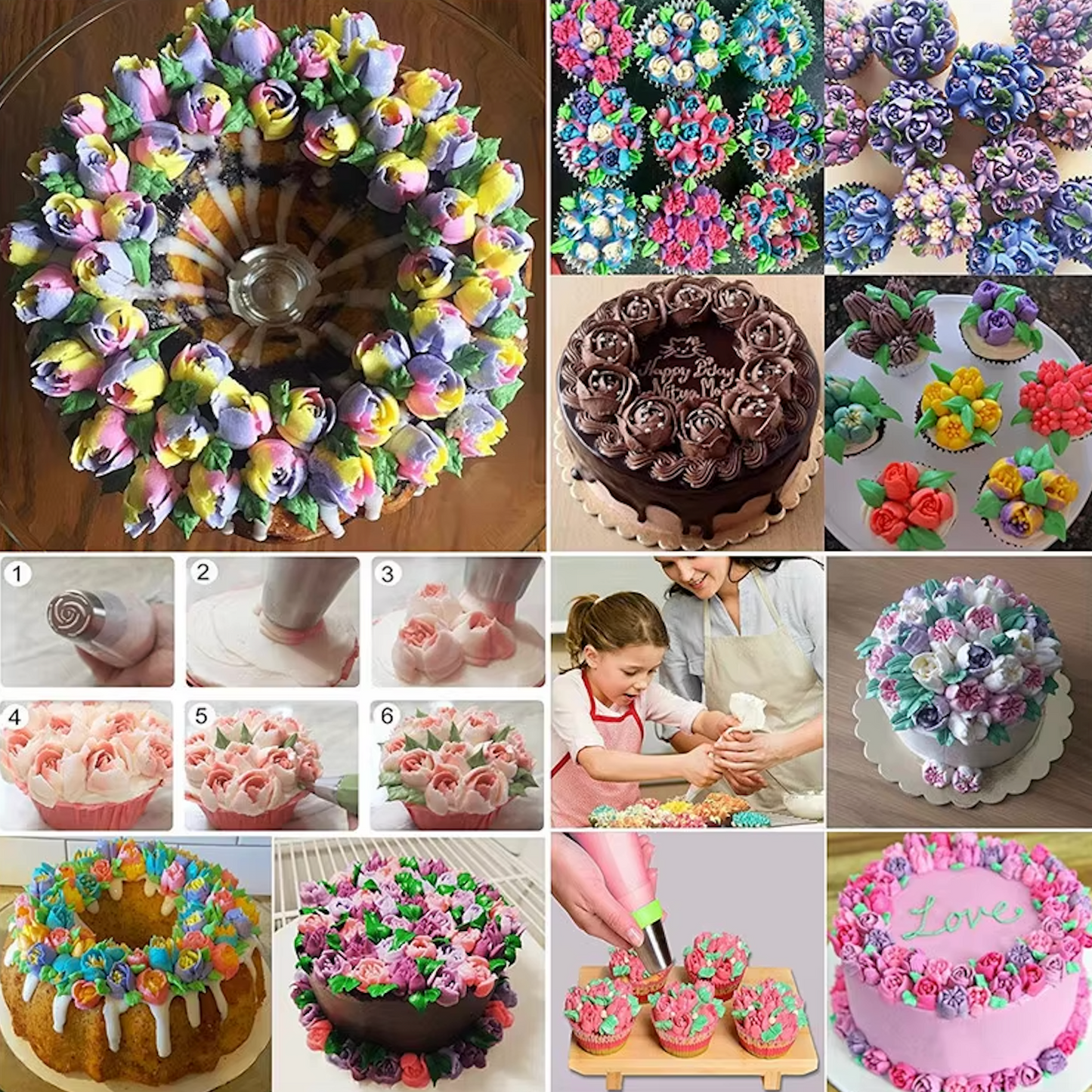 Kit de decoración de repostería - Creaciones deliciosas y precisas 