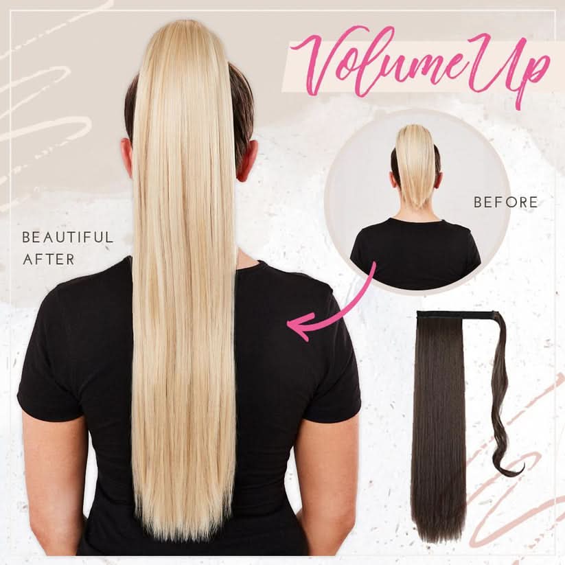 Glamour poninhäntälaajennus tyylikkääseen ilmeeseen 