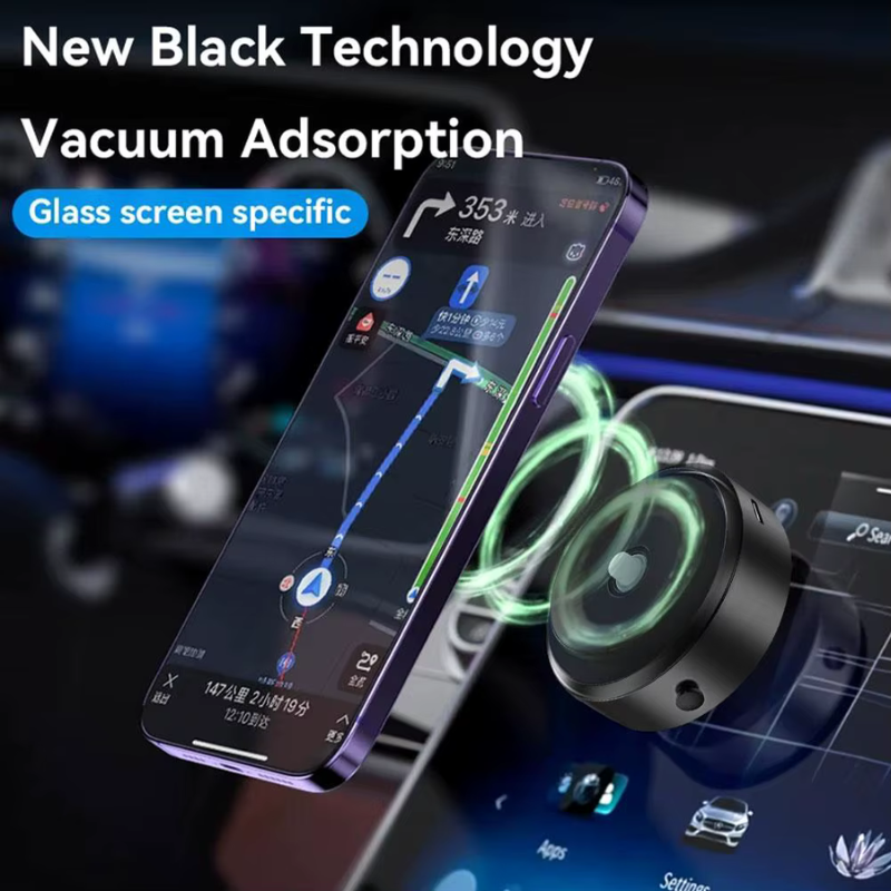 Support magnétique 360° pour téléphone avec rotation libre