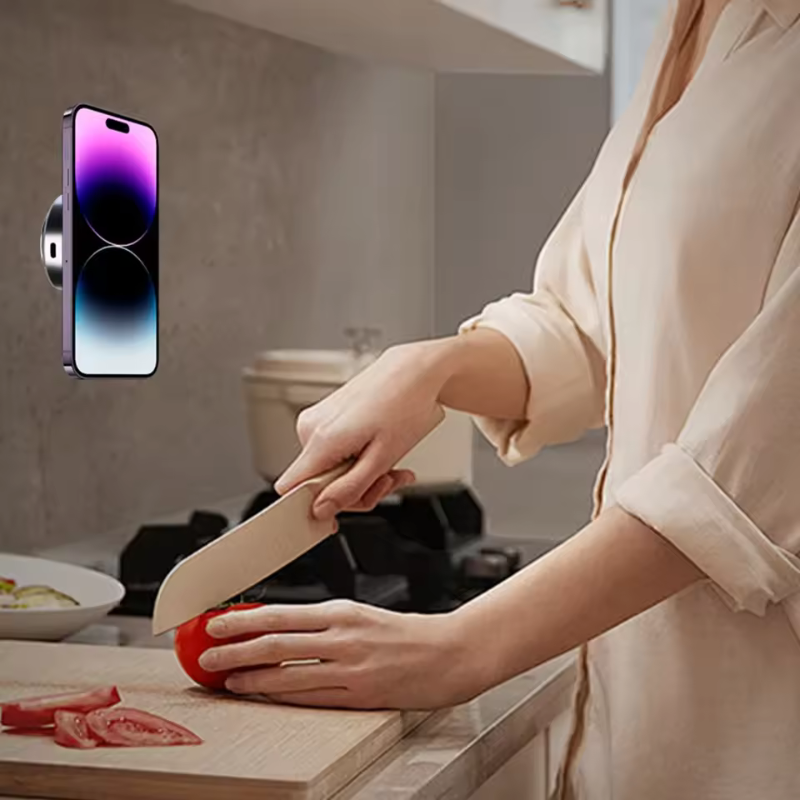 Support magnétique 360° pour téléphone avec rotation libre