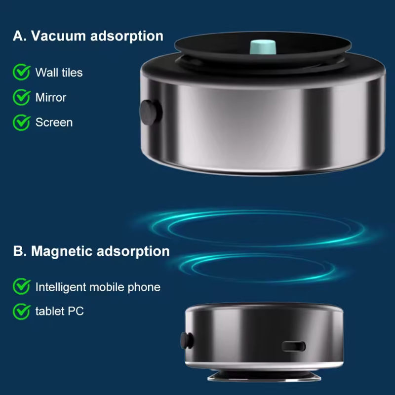 Support magnétique 360° pour téléphone avec rotation libre