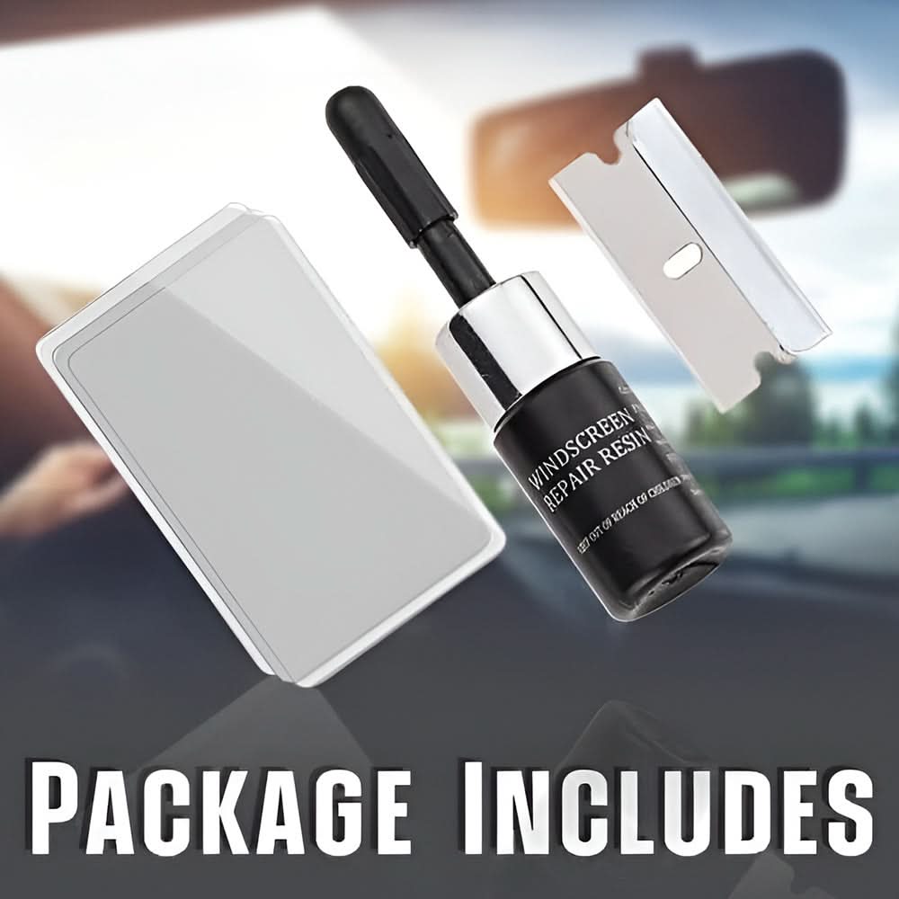 Repareer de glazen scheuren in enkele minuten 