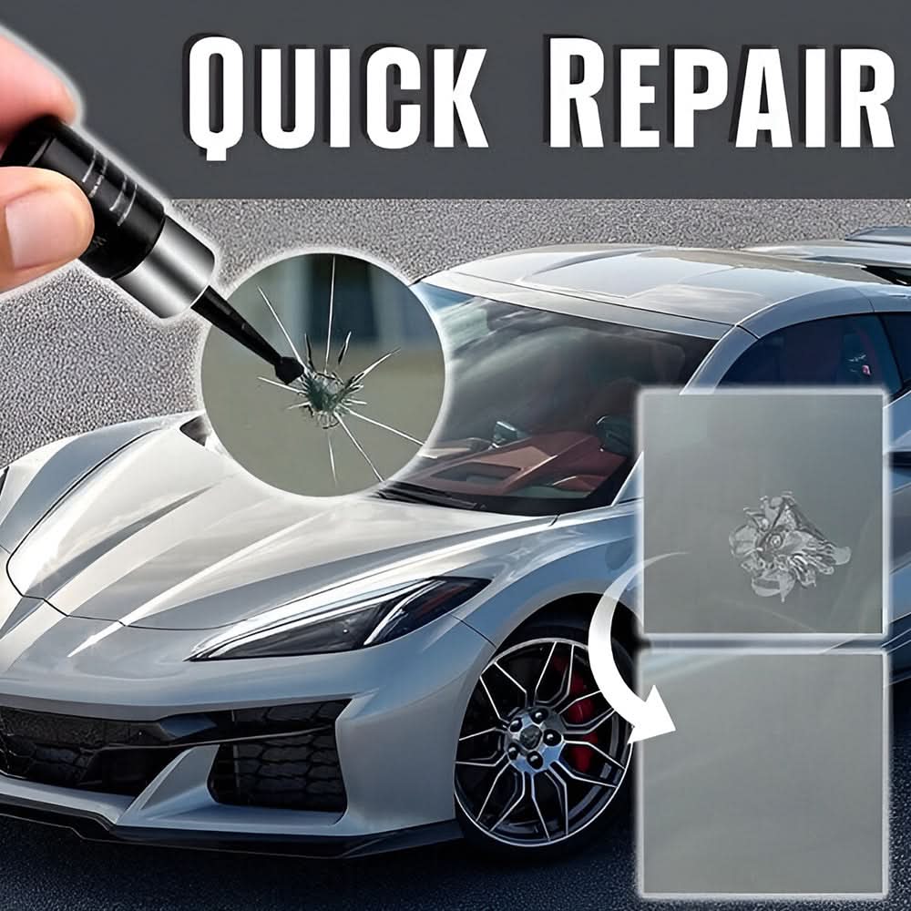 Reparer glasskrykkene på noen minutter 