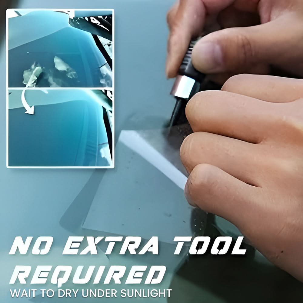 Reparer glasskrykkene på noen minutter 