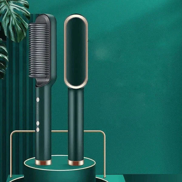 Glatt hår på 2 minutter med varmebørste 