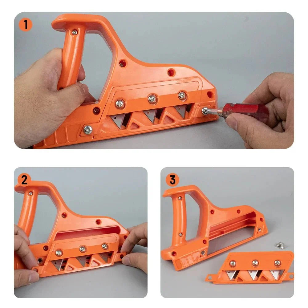 Multi-blade precision chamfering tool 