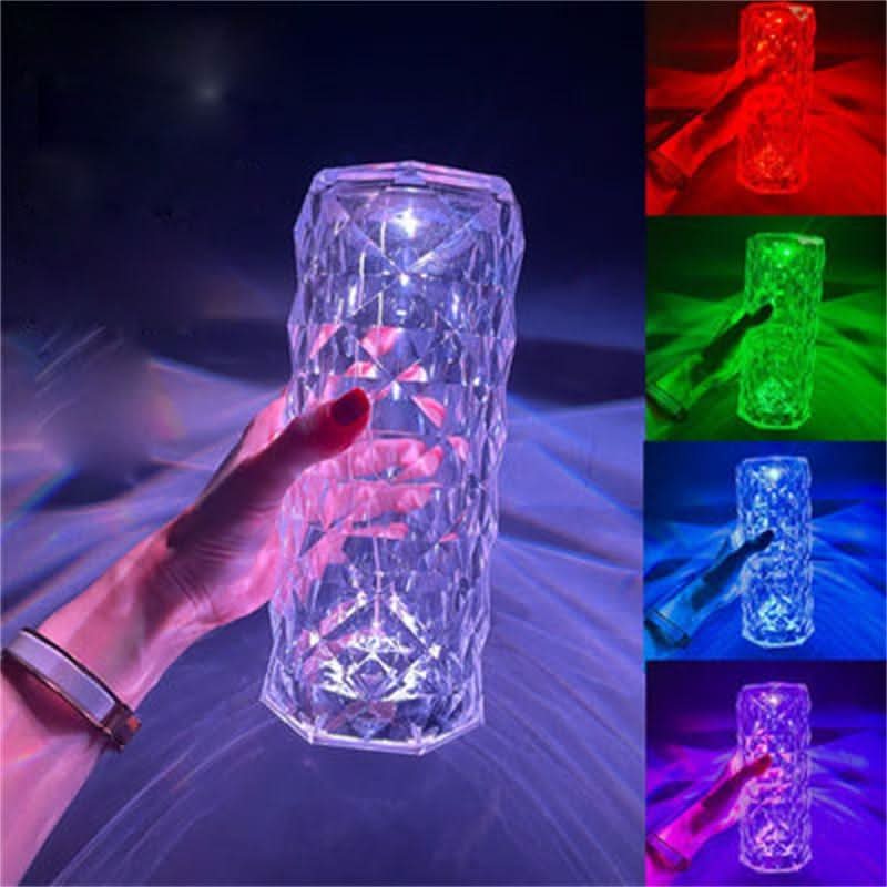Lampada LED decorativa in stile cristallo 