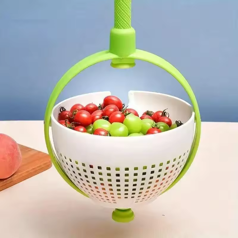 Spinning and rotary dryer for fruits and vegetables 