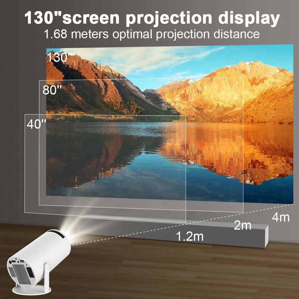 Un projecteur compact qui transforme votre mur en cinéma