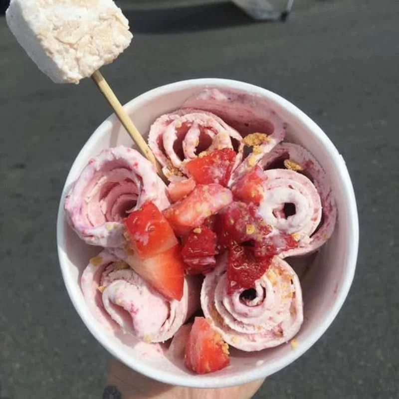 Homemade Rolled Ice Cream Machine – Non-Stick Cold Plate 