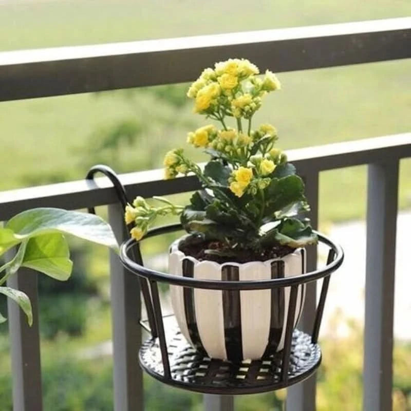 Svævende støtte til blomsterpotter 
