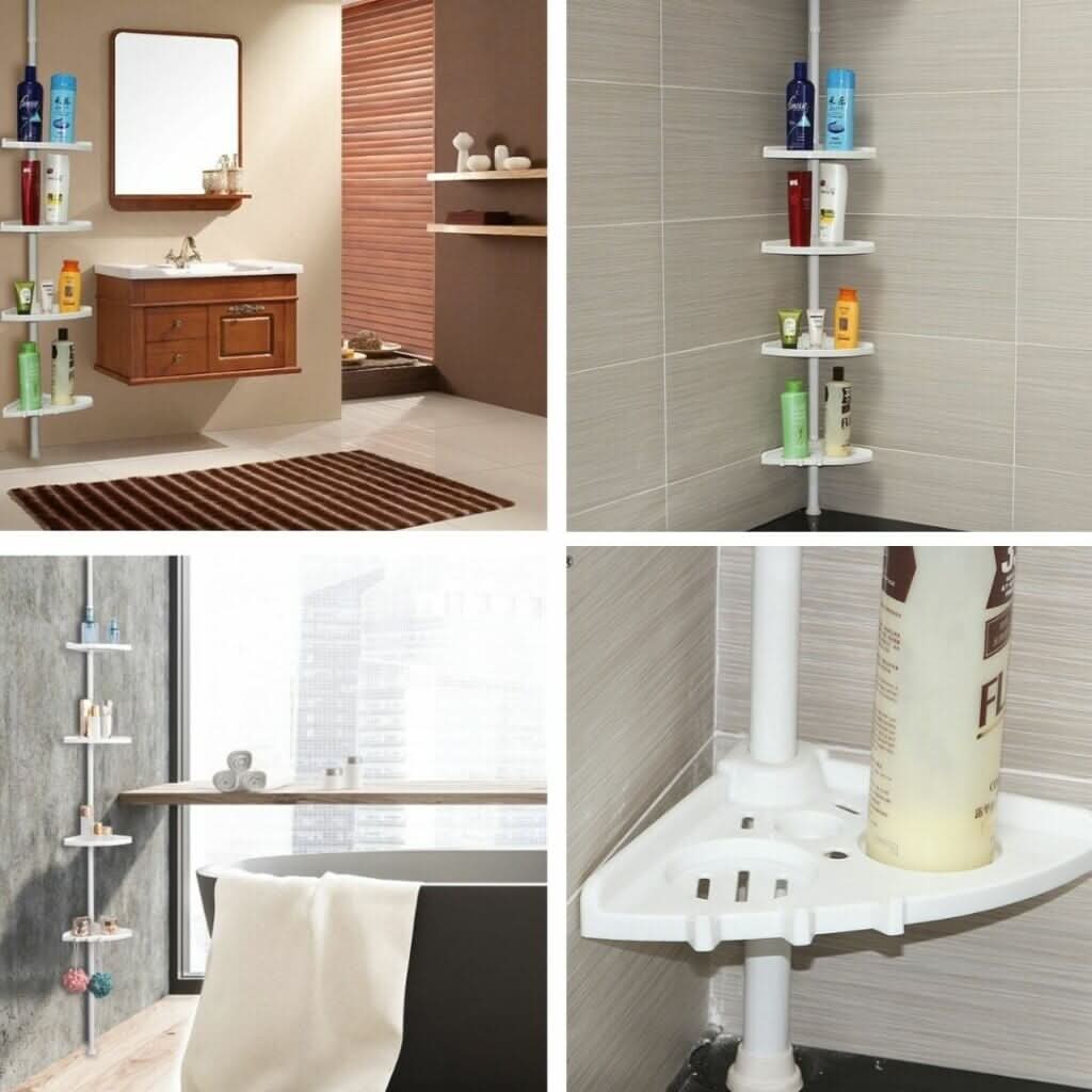 Mensola da bagno per un'organizzazione perfetta 