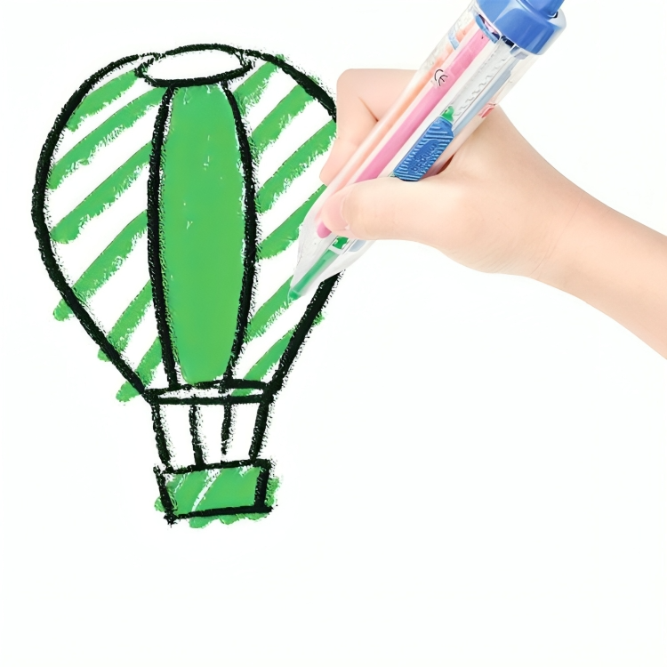 1本で8色のペン – インスタントクリエイティブデザイン (x2) 