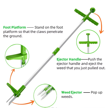 Steel weed extractor 