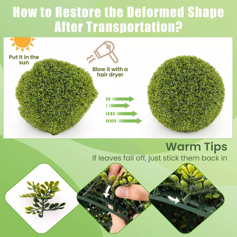 手入れ不要の自然なエレガンスであなたの空間を演出します (x2) 