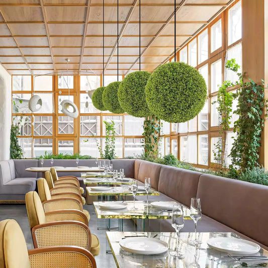 Naturlig eleganse uten vedlikehold for rommene dine (x2) 