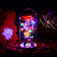 Rose sous Cloche – Élégance Lumineuse et Intemporelle